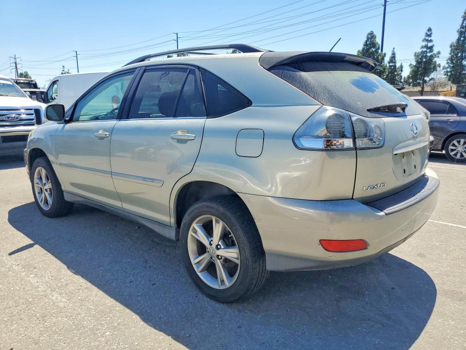 2007 Lexus Rx 400h VIN JTJGW31U172002075 COPART salvage auction — REAR END, CA - SALVAGE CERTIFICATE, sold $1,300 on 2026-07-23 (photo 2)