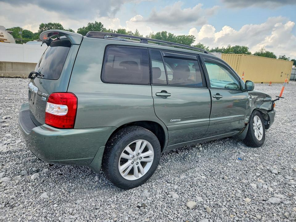 2007 Toyota Highlander VIN JTEDW21A070021293 COPART salvage auction — FRONT END, OH - CERT OF TITLE-SALVAGE, sold $475 on 2026-07-28 (photo 3)