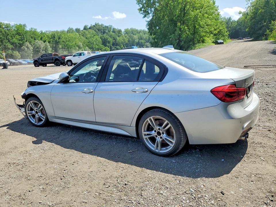 2017 BMW 3er VIN WBA8D9G33HNU62589 COPART salvage auction — FRONT END, Ny - Mv-907A Salvage Certificate, sold $325 on 2026-07-23 (photo 2)
