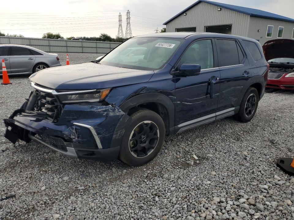 2025 Honda Pilot VIN 5FNYG1H46SB093400 — COPART salvage auction photo