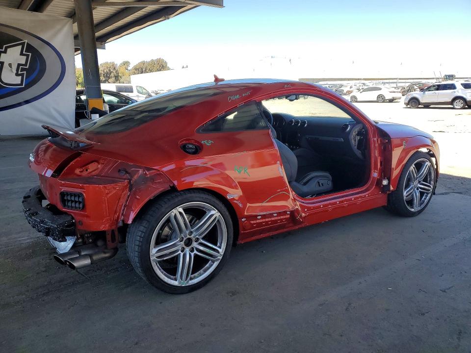 2011 Audi Tts VIN TRUB1AFK3B1022596 COPART salvage auction — FRONT END, Ca - Salvage Certificate, sold $1,150 on 2026-07-30 (photo 3)