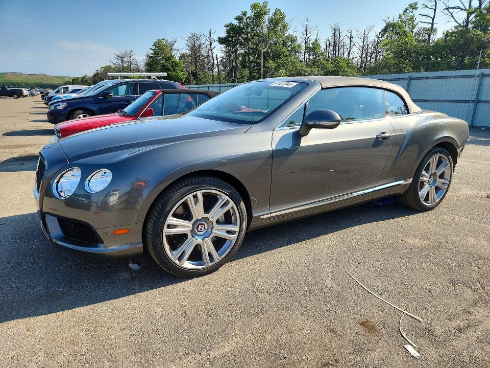 2013 Bentley Continental VIN SCBGT3ZA8DC083624 COPART salvage auction — REAR END, Ny - Mv-907A Salvage Certificate, sold $19,600 on 2026-07-15 (photo 1)