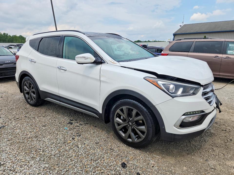 2018 Hyundai Santa fe VIN 5XYZW4LA1JG564284 COPART salvage auction — FRONT END, Ky - Cert Of Title-Salvage, sold $1,200 on 2026-07-30 (photo 4)