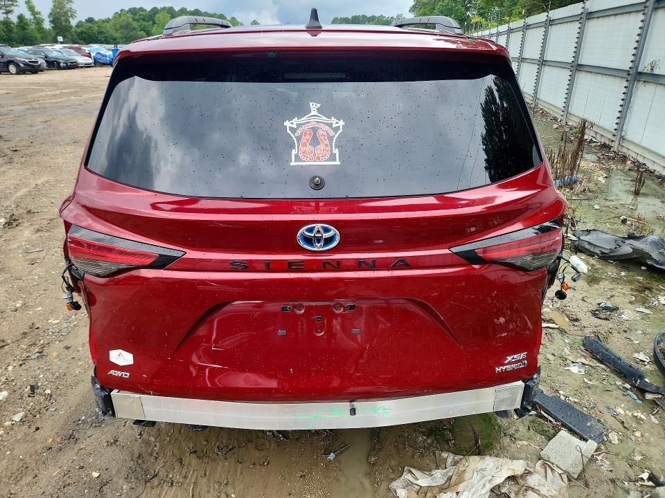 2024 Toyota Sienna VIN 5TDDSKFC9RS144052 COPART salvage auction — FRONT END, Va - Cert Of Title - Salvage, sold $17,300 on 2026-07-28 (photo 6)