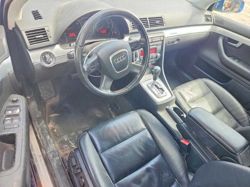 2008 Audi A4 VIN WAUDF78E88A142303 COPART salvage auction — REAR END, Oh - Cert Of Title-Salvage, sold $575 on 2026-07-22 (photo 8)