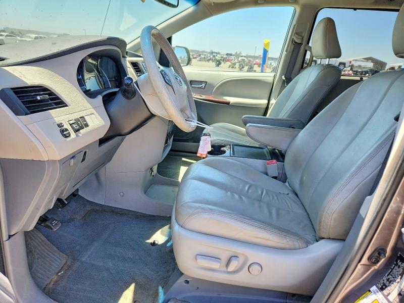 2014 Toyota Sienna VIN 5TDYK3DC8ES425246 COPART salvage auction — FRONT END, Ca - Salvage Certificate, sold $225 on 2026-07-21 (photo 7)