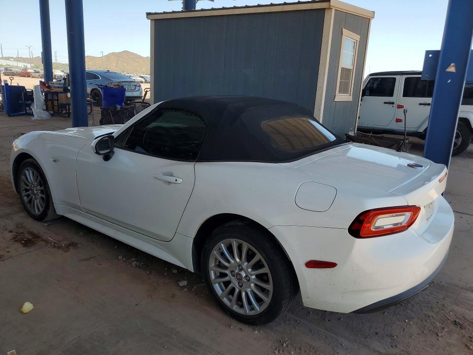 2017 Fiat 124 spider VIN JC1NFAEK1H0107829 COPART salvage auction — MECHANICAL, Salvage Title, sold $2,600 on 2026-07-21 (photo 2)