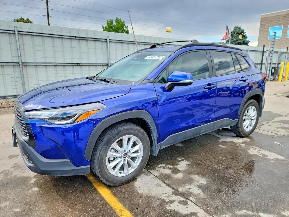 2024 Toyota Corolla cross VIN 7MUCAAAG5RV073568 COPART salvage auction — HAIL, Co - Certificate Of Title, sold $8,200 on 2026-07-27 (photo 1)