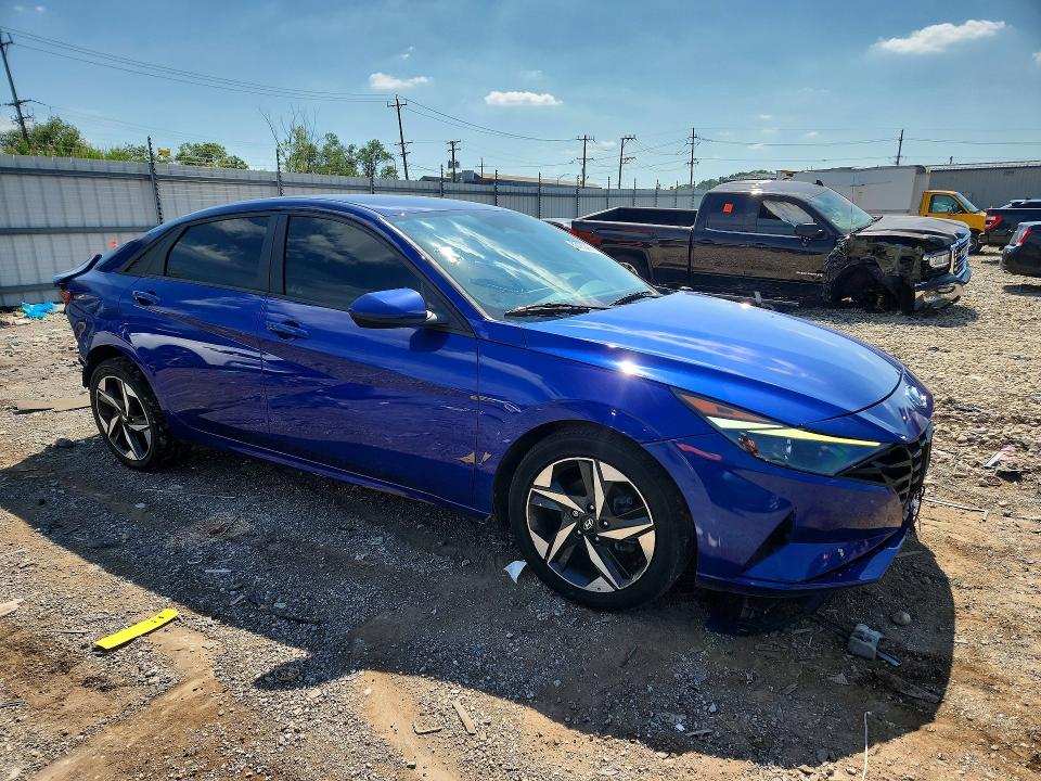 2023 Hyundai Elantra VIN 5NPLS4AG4PH098246 COPART salvage auction — REAR END, Il - Certificate Of Title, sold $4,650 on 2026-07-31 (photo 4)