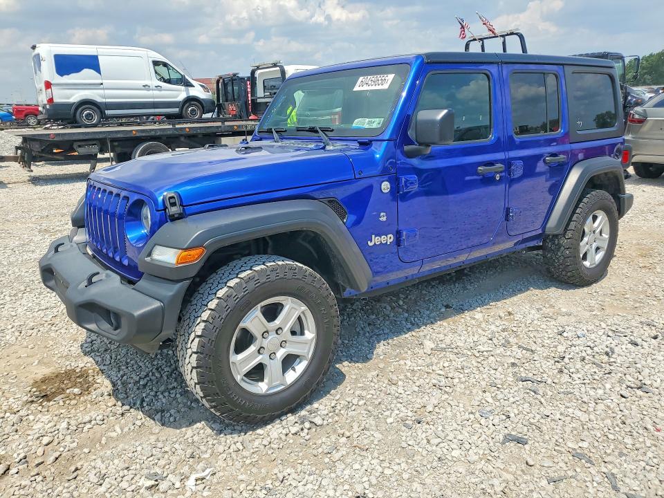 2020 Jeep Wrangler / VIN 1C4HJXDN7LW129434 — COPART salvage auction photo