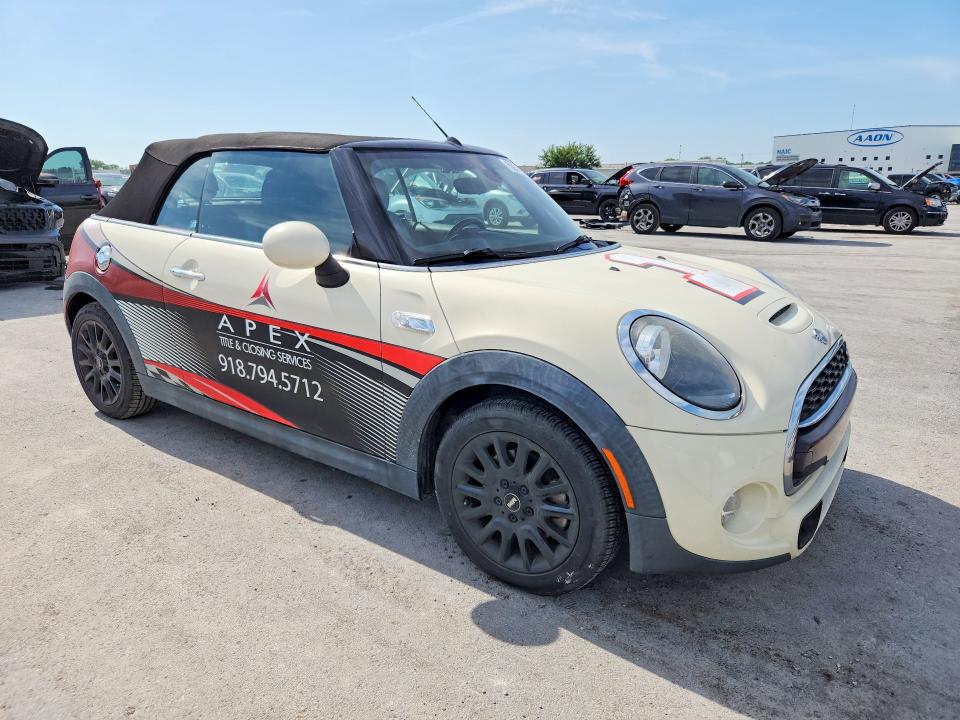 2019 Mini Cooper VIN WMWWG9C56K3E40064 COPART salvage auction — WATER/FLOOD, Ok - Cert Of Title-Salvage Flood, sold $1,000 on 2026-07-29 (photo 4)