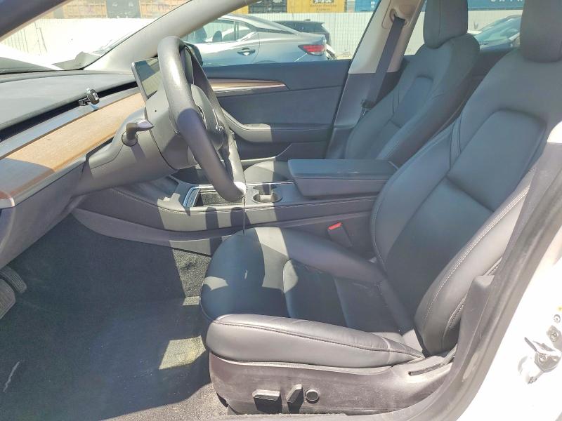 2022 Tesla Model 3 VIN 5YJ3E1EB9NF325978 COPART salvage auction — FRONT END, Ca - Salvage Certificate, sold $8,400 on 2026-09-01 (photo 7)