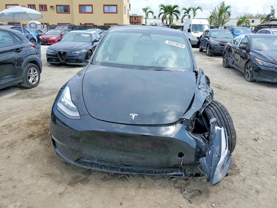 2021 Tesla Model y VIN 5YJYGDEF9MF089156 COPART salvage auction — FRONT END, FL - CERTIFICATE OF TITLE (P), sold $7,100 on 2026-07-31 (photo 5)
