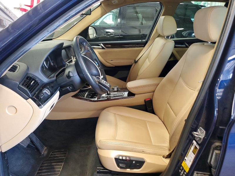 2017 BMW X3 VIN 5UXWX7C3XH0U44422 COPART salvage auction — MINOR DENT/SCRATCHES, Mn - Non Public Clean Title, sold $2,300 on 2026-07-21 (photo 7)