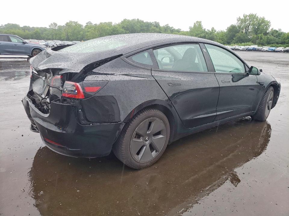 2023 Tesla Model 3 VIN 5YJ3E1EAXPF682953 COPART salvage auction — REAR END, Ct - Cert Of Title-Salvage, sold $3,000 on 2026-07-28 (photo 3)
