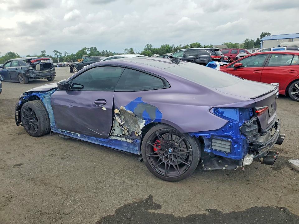2024 BMW M4 VIN WBS43AZ0XRCP62340 COPART salvage auction — SIDE, Pa - Certificate Of Salvage, sold $40,750 on 2026-07-31 (photo 2)