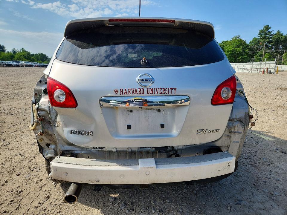 2013 Nissan Rogue VIN JN8AS5MV0DW651640 COPART salvage auction — REAR END, Ma - Cert Of Title-Reconstrctd Coll, sold $400 on 2026-07-15 (photo 6)
