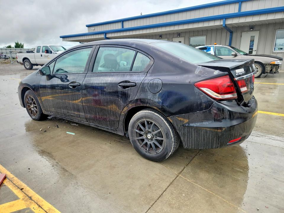 2014 Honda Civic VIN 19XFB2F50EE085472 COPART salvage auction — REAR END, Tn - Cert Of Title-Rebuilt Vehicle, sold $1,450 on 2026-07-28 (photo 2)