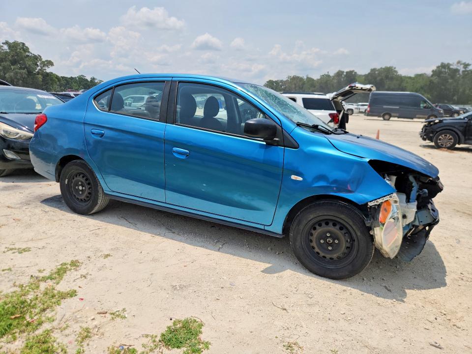 2020 Mitsubishi Mirage VIN ML32F3FJ4LHF10579 COPART salvage auction — FRONT END, Fl - Cert Of Title Slvg Rebuildable, sold $1,850 on 2026-08-25 (photo 4)