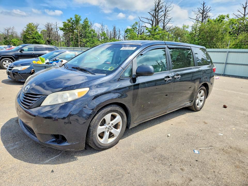 2017 Toyota Sienna VIN 5TDZZ3DC7HS836738 COPART salvage auction — MECHANICAL, Salvage Title, sold $1,150 on 2026-07-20 (photo 1)