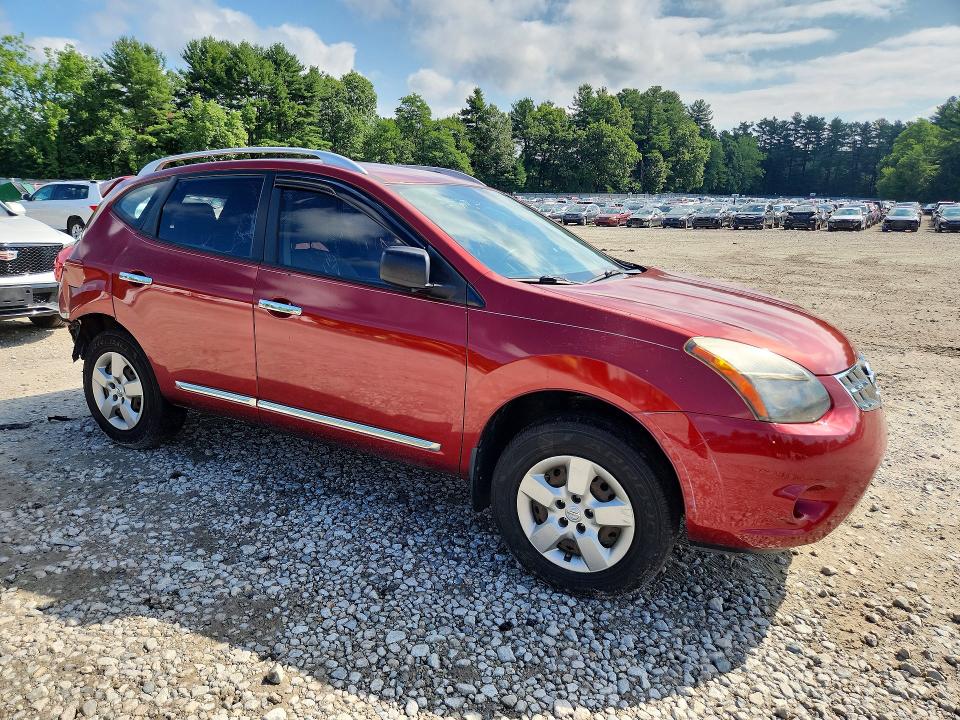 2014 Nissan Rogue VIN JN8AS5MV8EW718969 COPART salvage auction — REAR END, Nh - Cert Of Title-Rebuilt Vehicle, sold $400 on 2026-07-20 (photo 4)