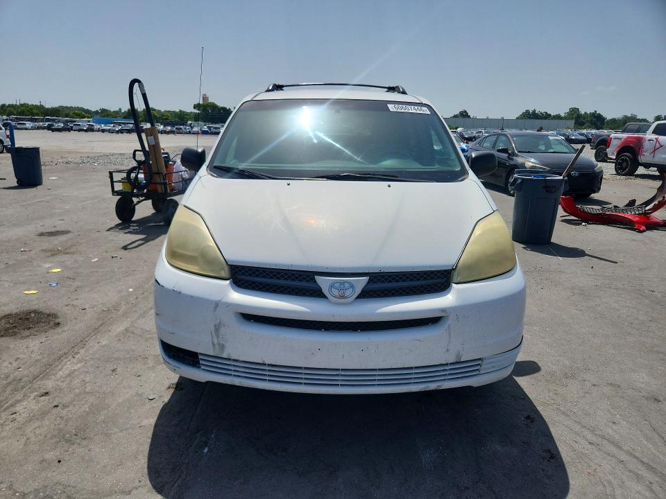 2004 Toyota Sienna VIN 5TDZA23C24S000090 COPART salvage auction — SIDE, Fl - Certificate Of Title, sold $350 on 2026-07-18 (photo 5)