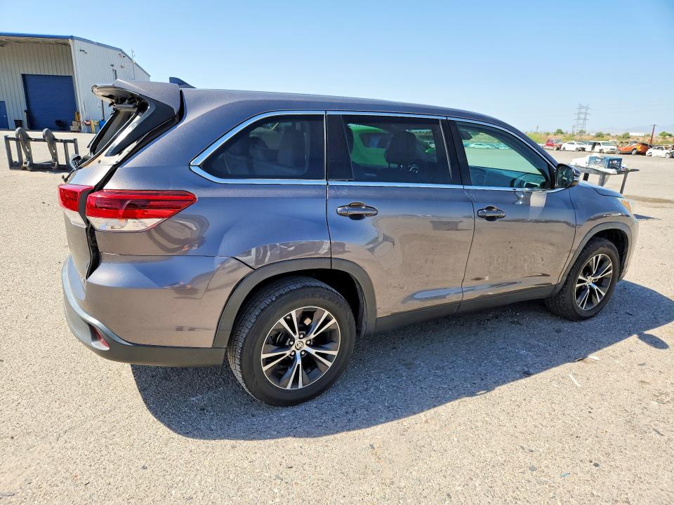 2019 Toyota VIN 5TDZZRFH9KS367476 COPART salvage auction — REAR END, Az - Cert Of Title - Salvage, sold $8,900 on 2026-07-25 (photo 3)