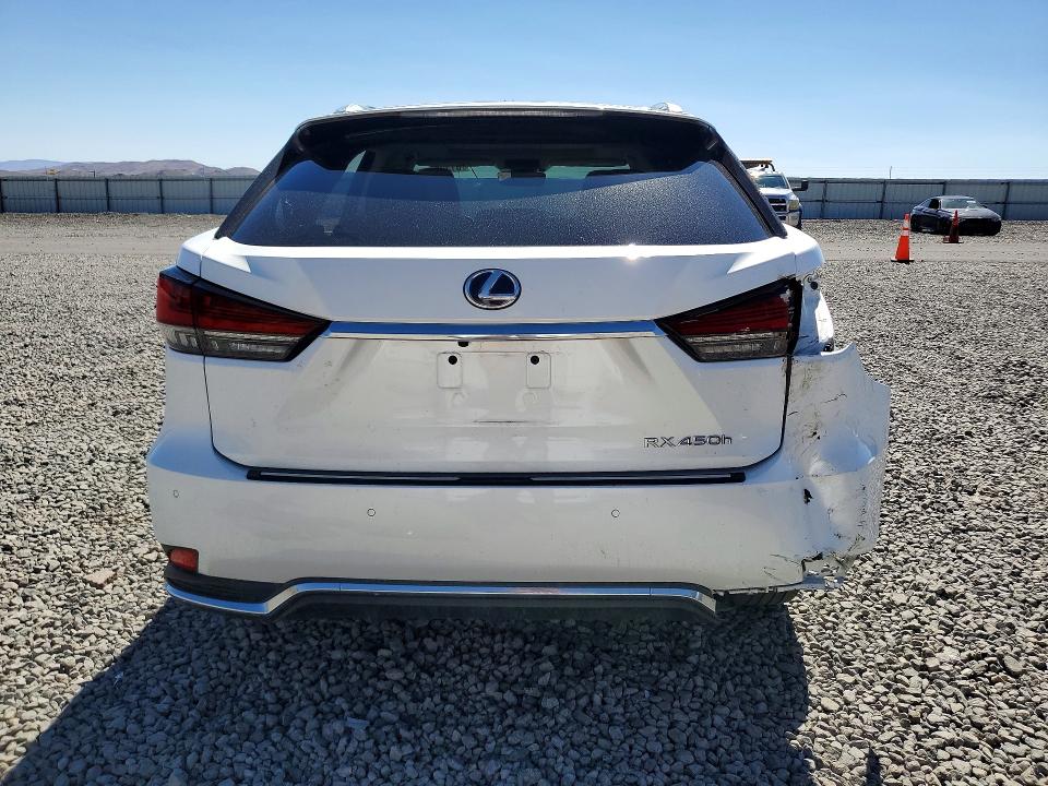 2021 Lexus Rx VIN 2T2JGMDA0MC068218 COPART salvage auction — FRONT END, Nv - Salvage Title, sold $22,500 on 2026-08-27 (photo 6)