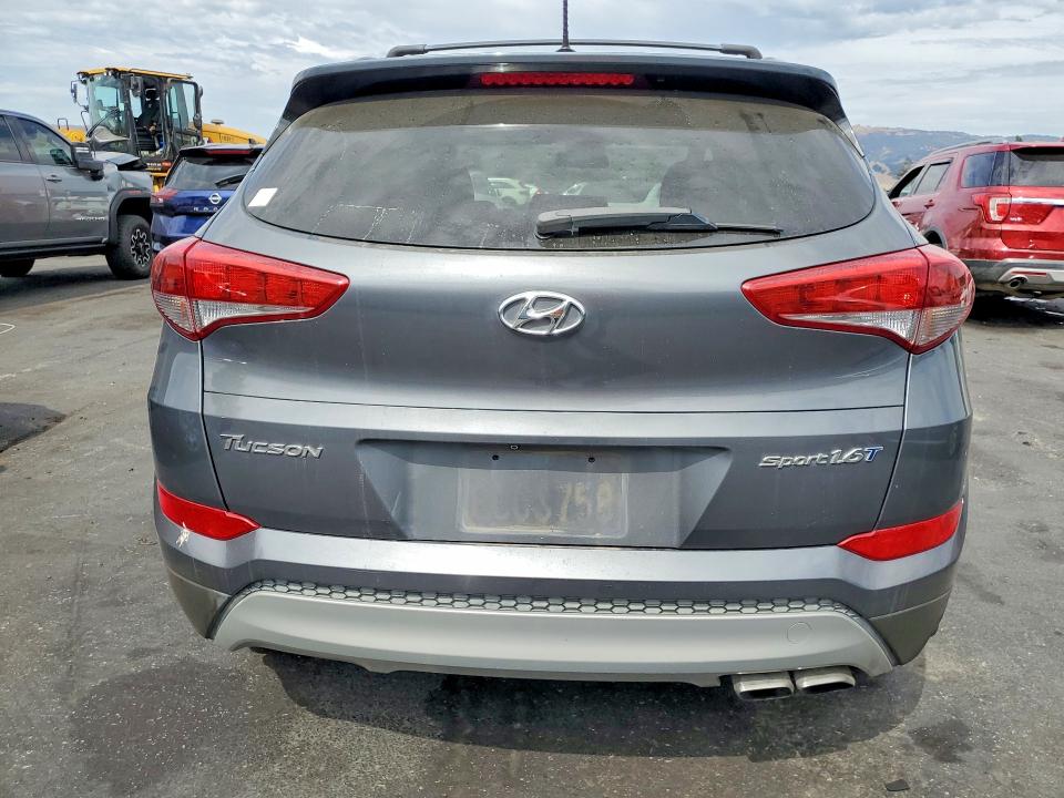 2017 Hyundai Tucson VIN KM8J33A29HU526348 COPART salvage auction — MECHANICAL, Ca - Dis/Dlr/Exp Only Clean Title, sold $2,500 on 2026-07-16 (photo 6)