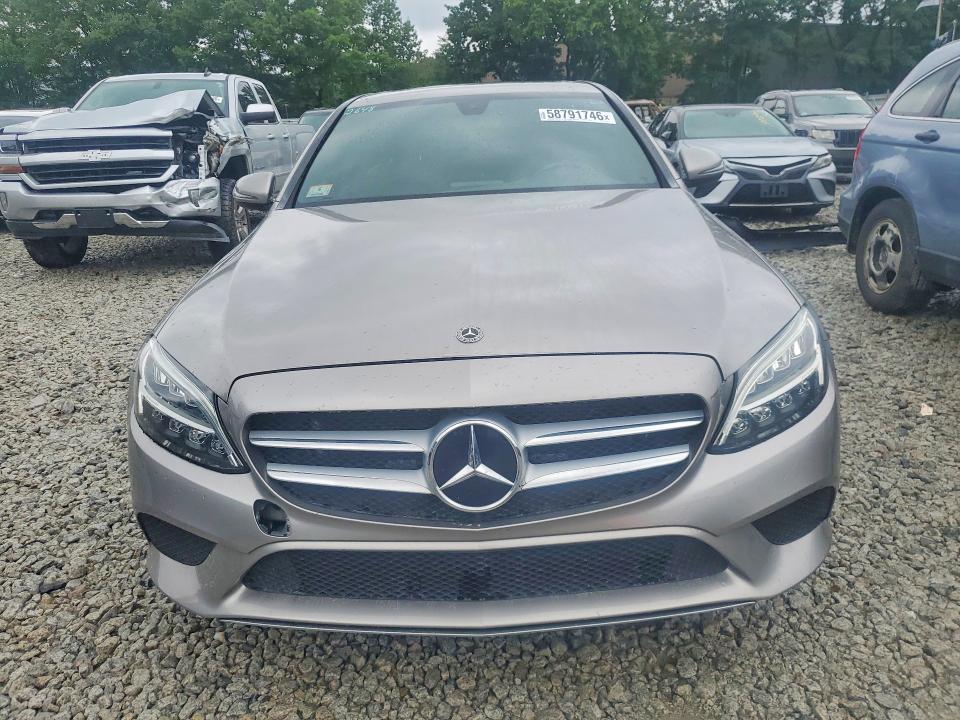 2019 Mercedes-benz C-klasse VIN WDDWF8EB4KR485037 COPART salvage auction — REAR END, Ma - Cert Of Title-Salvage, sold $6,900 on 2026-08-20 (photo 5)