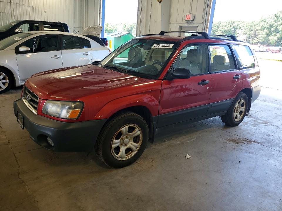 2003 Subaru Forester VIN JF1SG63603H742238 COPART salvage auction — HAIL, Mn - Cert Of Title-Prior Salvage, sold $525 on 2026-07-23 (photo 1)