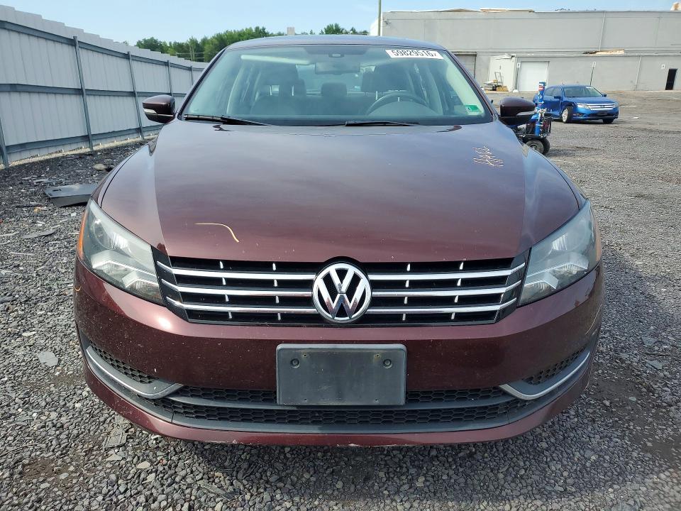 2013 Volkswagen Passat VIN 1VWBN7A38DC144098 COPART salvage auction — REAR END, Va - Certificate Of Title, sold $375 on 2026-07-22 (photo 5)