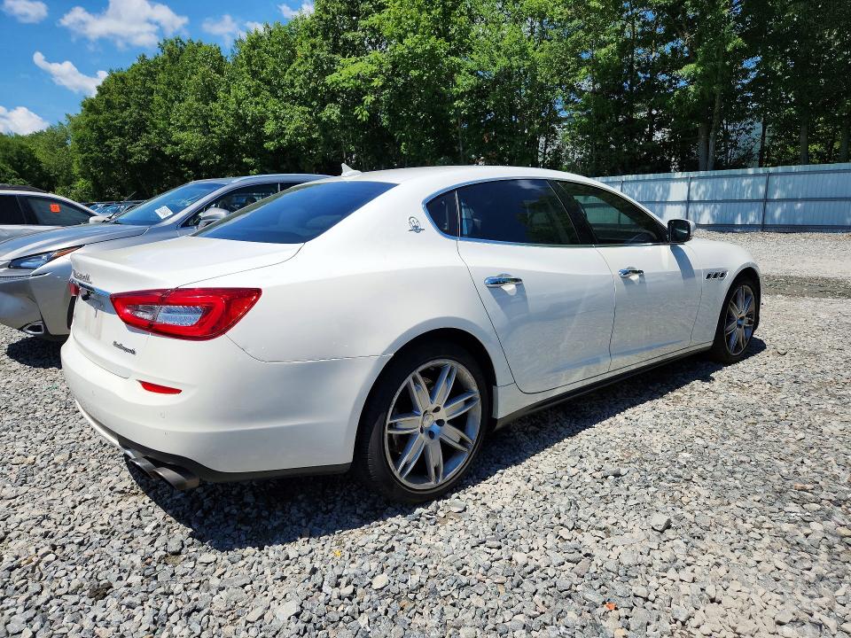 2014 Maserati Quattroporte VIN ZAM56RRA8E1076454 COPART salvage auction — FRONT END, Ma - Cert Of Title-Reconstrctd Coll, sold $475 on 2026-07-30 (photo 3)