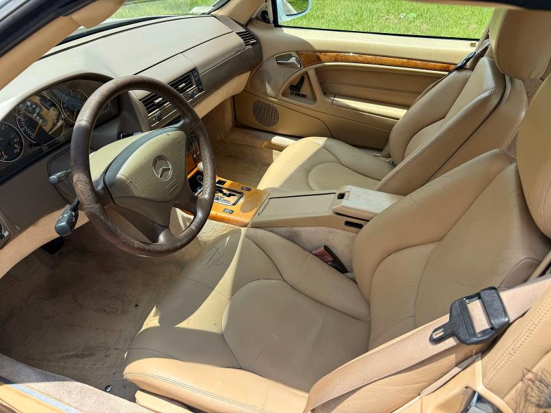2001 Mercedes-benz Sl-class VIN WDBFA68F71F198298 COPART salvage auction — NORMAL WEAR, FL - CERTIFICATE OF TITLE (P), sold $1,700 on 2026-07-29 (photo 9)