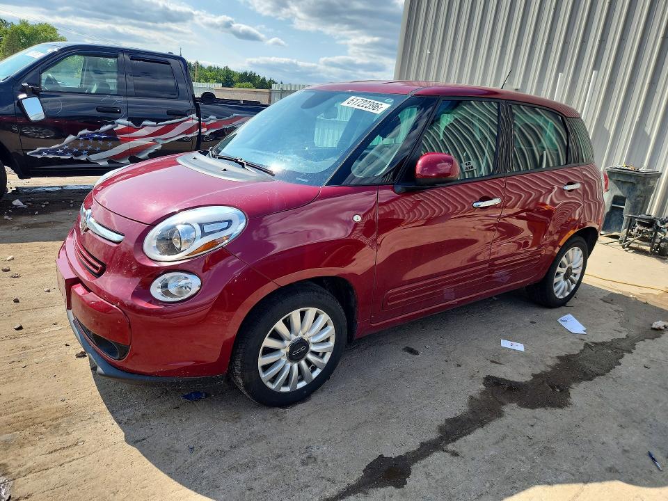 2014 Fiat 500 VIN ZFBCFABH7EZ015928 COPART salvage auction — SIDE, Wi - Junked Vehicle Bill Of Sale, sold $450 on 2026-08-03 (photo 1)