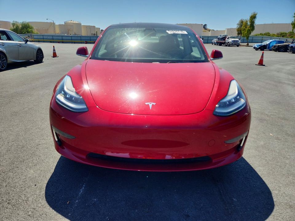 2018 Tesla Model 3 VIN 5YJ3E1EB6JF104770 COPART salvage auction — SIDE, Ca - Salvage Certificate, sold $350 on 2026-07-27 (photo 5)