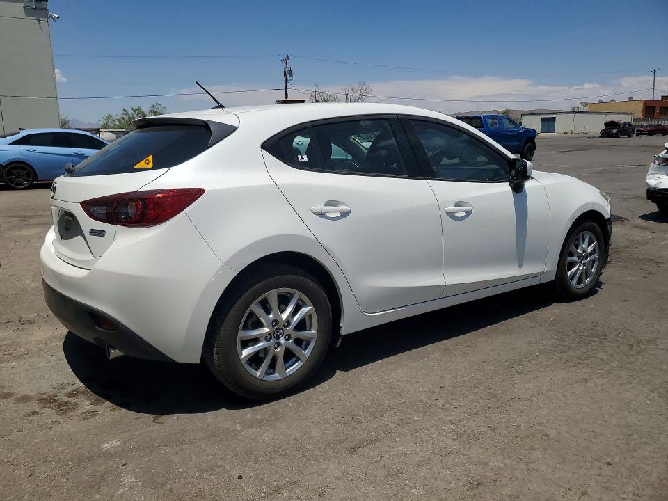 2014 Mazda 3 VIN JM1BM1K75E1215128 COPART salvage auction — FRONT END, TX - SALVAGE VEHICLE TITLE, sold $2,550 on 2026-07-31 (photo 3)