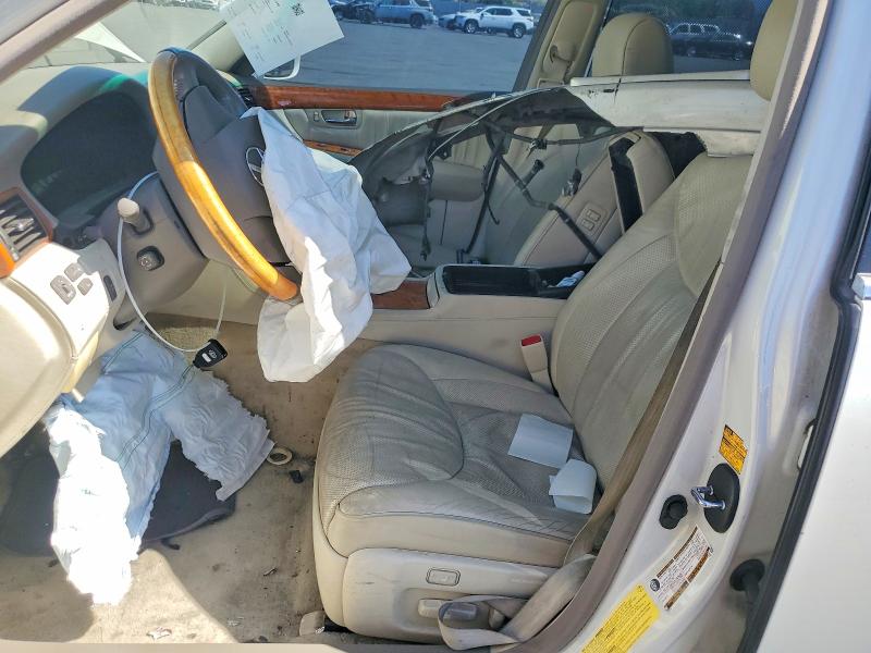 2005 Lexus Ls 430 VIN JTHBN36FX55027707 COPART salvage auction — FRONT END, Ca - Salvage Certificate, sold $60 on 2026-07-23 (photo 7)