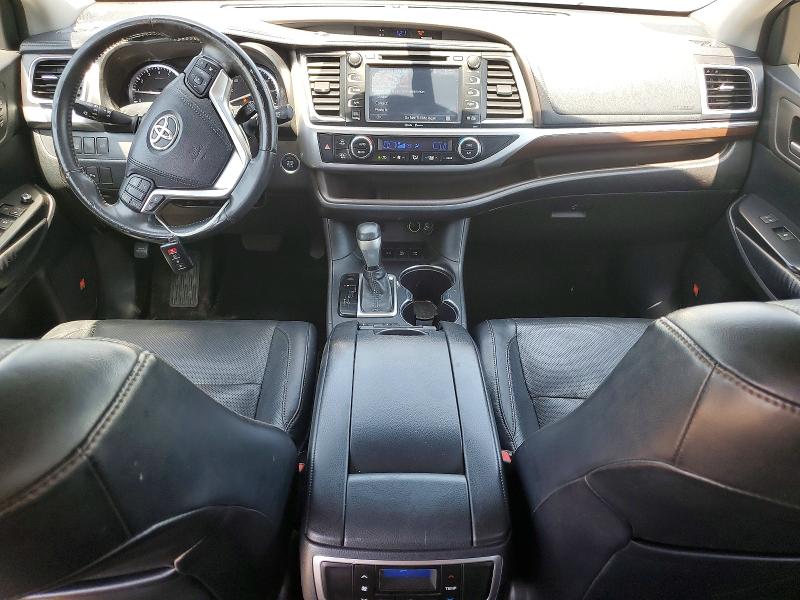 2015 Toyota Highlander VIN 5TDDKRFH9FS163295 COPART salvage auction — FRONT END, IL - SALVAGE CERTIFICATE, sold $325 on 2026-07-24 (photo 8)
