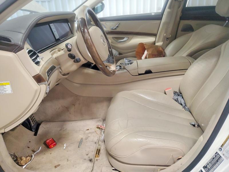 2014 Mercedes-benz S class VIN WDDUG8CB9EA057992 COPART salvage auction — MECHANICAL, SC - CERTIFICATE OF TITLE, sold $4,200 on 2026-08-11 (photo 7)