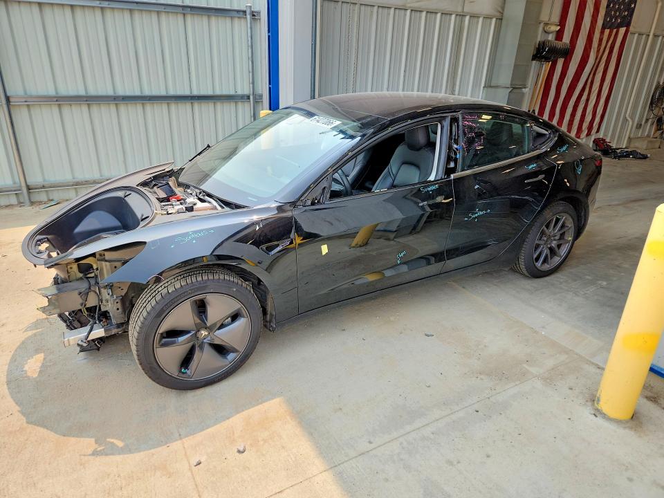 2018 Tesla Model 3 VIN 5YJ3E1EB1JF127213 COPART salvage auction — FRONT END, Wi - Certificate Of Title, sold $4,600 on 2026-07-28 (photo 1)