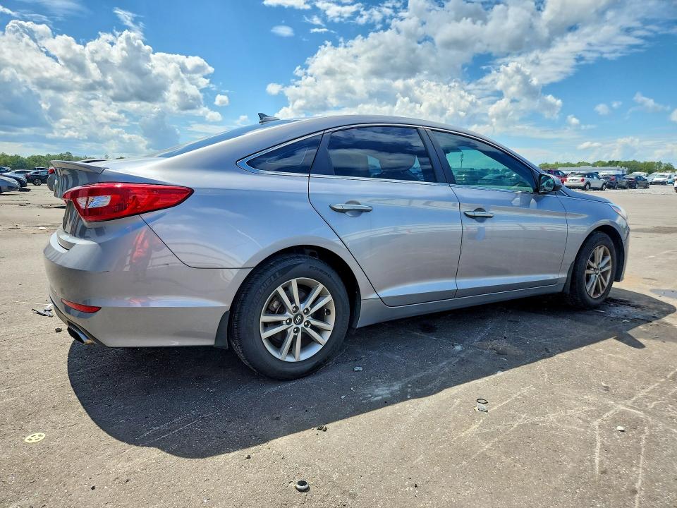 2015 Hyundai Sonata VIN 5NPE24AF6FH157490 COPART salvage auction — FRONT END, Fl - Certificate Of Title, sold $1,275 on 2026-07-28 (photo 3)