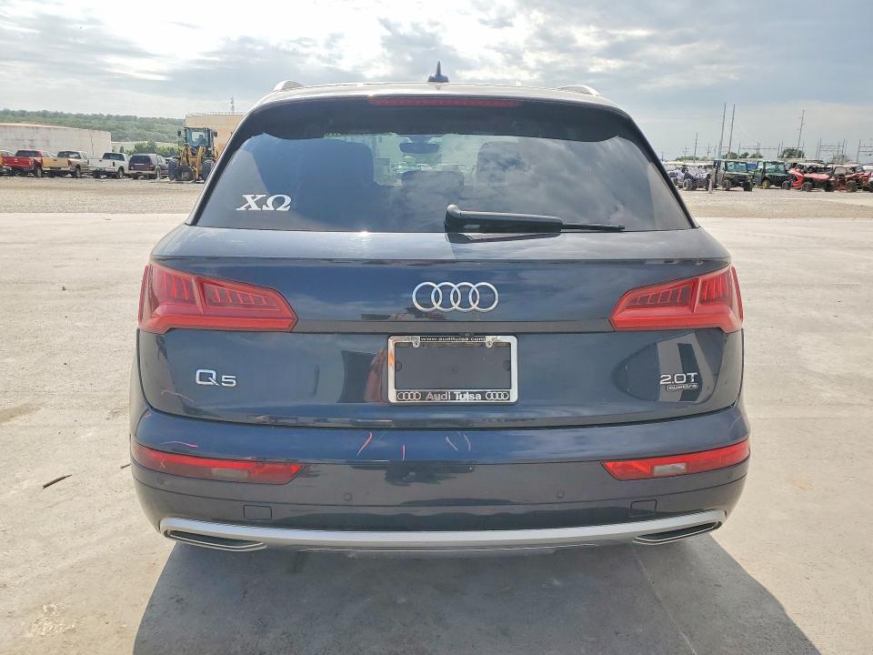 2018 Audi Q5 VIN WA1BNAFY2J2137454 COPART salvage auction — FRONT END, Ok - Cert Of Title-Salvage, sold $8,600 on 2026-07-22 (photo 6)