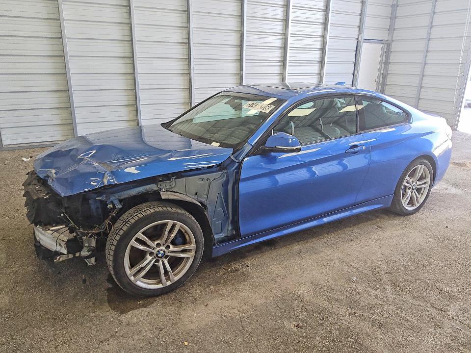 2014 BMW 4 series VIN WBA3R1C56EF729377 COPART salvage auction — FRONT END, FL - CERTIFICATE OF TITLE, sold $400 on 2026-07-28 (photo 1)