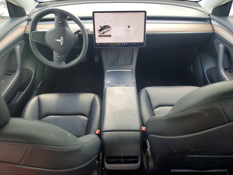 2021 Tesla Model 3 VIN 5YJ3E1EA9MF090813 COPART salvage auction — REAR END, Tx - Salvage Vehicle Title, sold $150 on 2026-07-24 (photo 8)