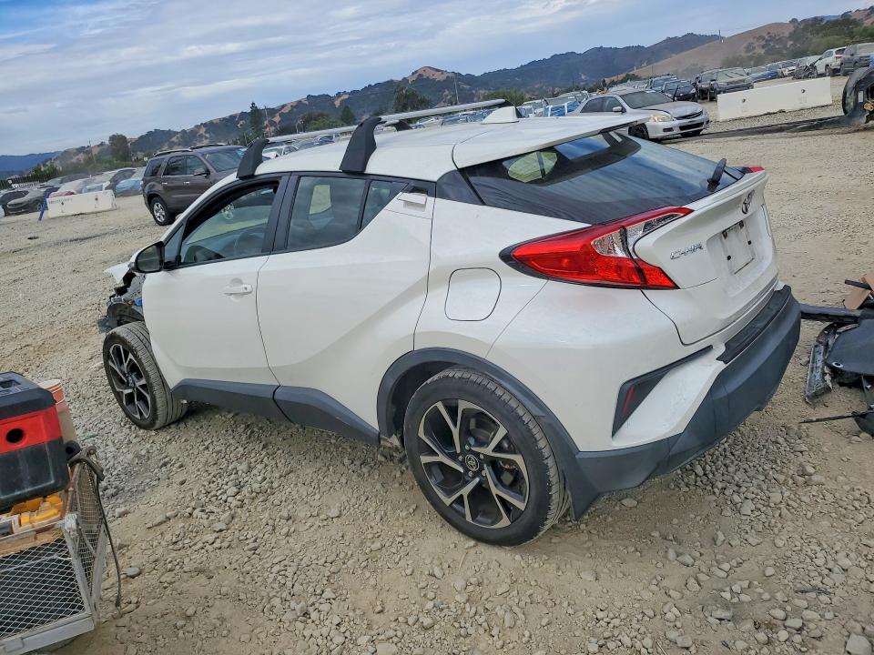 2020 Toyota C-hr VIN JTNKHMBX0L1076346 COPART salvage auction — FRONT END, Ca - Salvage Certificate, sold $575 on 2026-07-28 (photo 2)