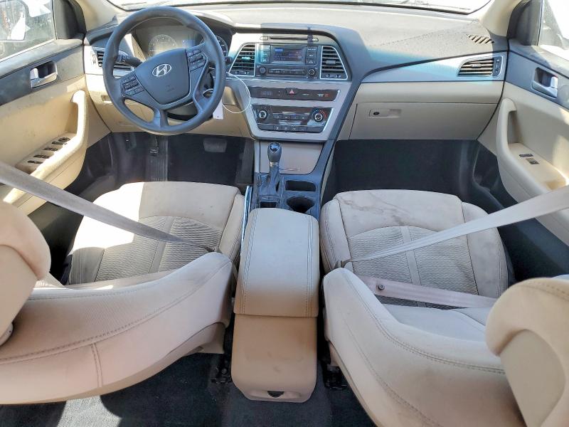 2015 Hyundai Sonata VIN 5NPE24AF7FH123266 COPART salvage auction — FRONT END, Ca - Salvage Certificate, sold $225 on 2026-07-31 (photo 8)