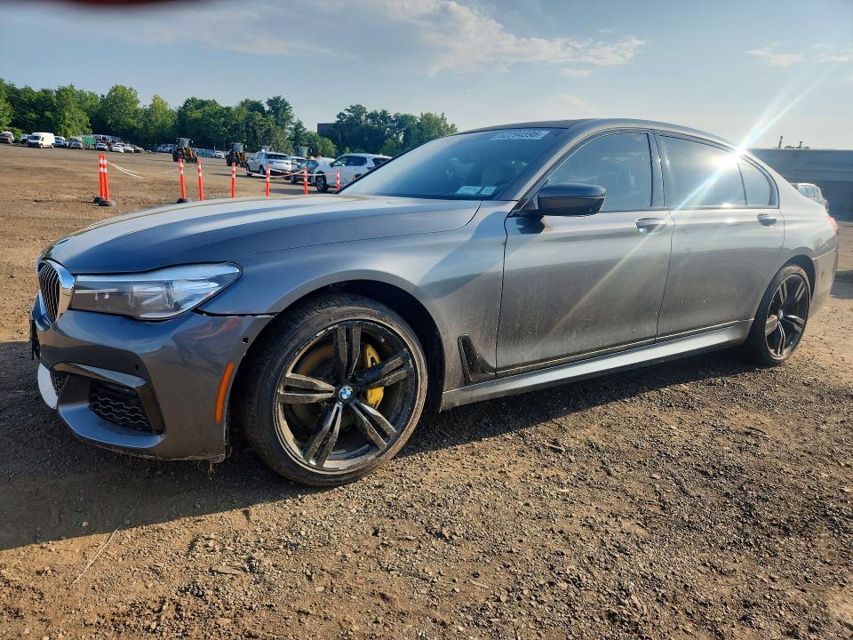 2017 BMW 7er VIN WBA7E2C58HG740107 COPART salvage auction — REAR END, Ny - Mv-907A Salvage Certificate, sold $6,200 on 2026-08-07 (photo 1)