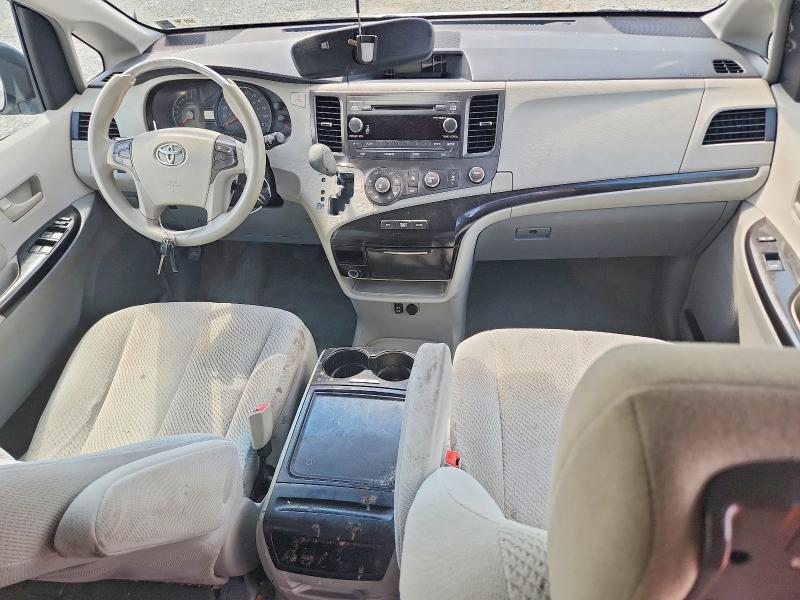 2012 Toyota Sienna VIN 5TDKK3DC0CS210821 COPART salvage auction — FRONT END, SC - DEALER ONLY CLEAN TITLE, sold $4,600 on 2026-07-27 (photo 8)