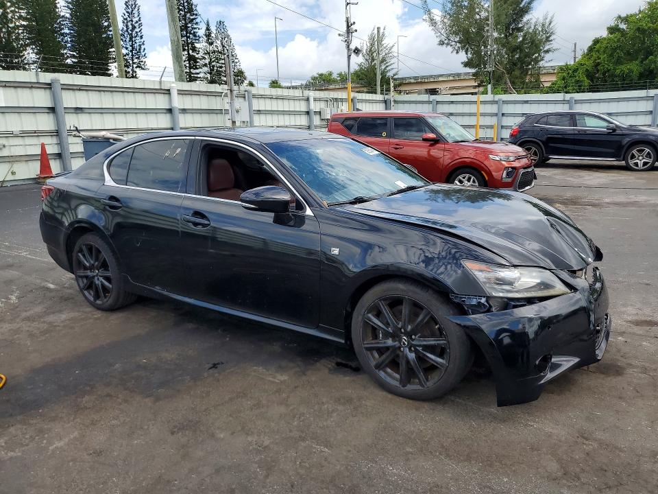 2014 Lexus Gs VIN JTHBE1BL7E5040267 COPART salvage auction — FRONT END, Fl - Cert Of Ttl-Rebuilt&Slvg Rbld, sold $475 on 2026-07-20 (photo 4)